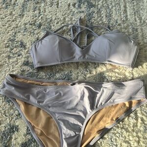 J crew lavender bikini medium top and medium bottom